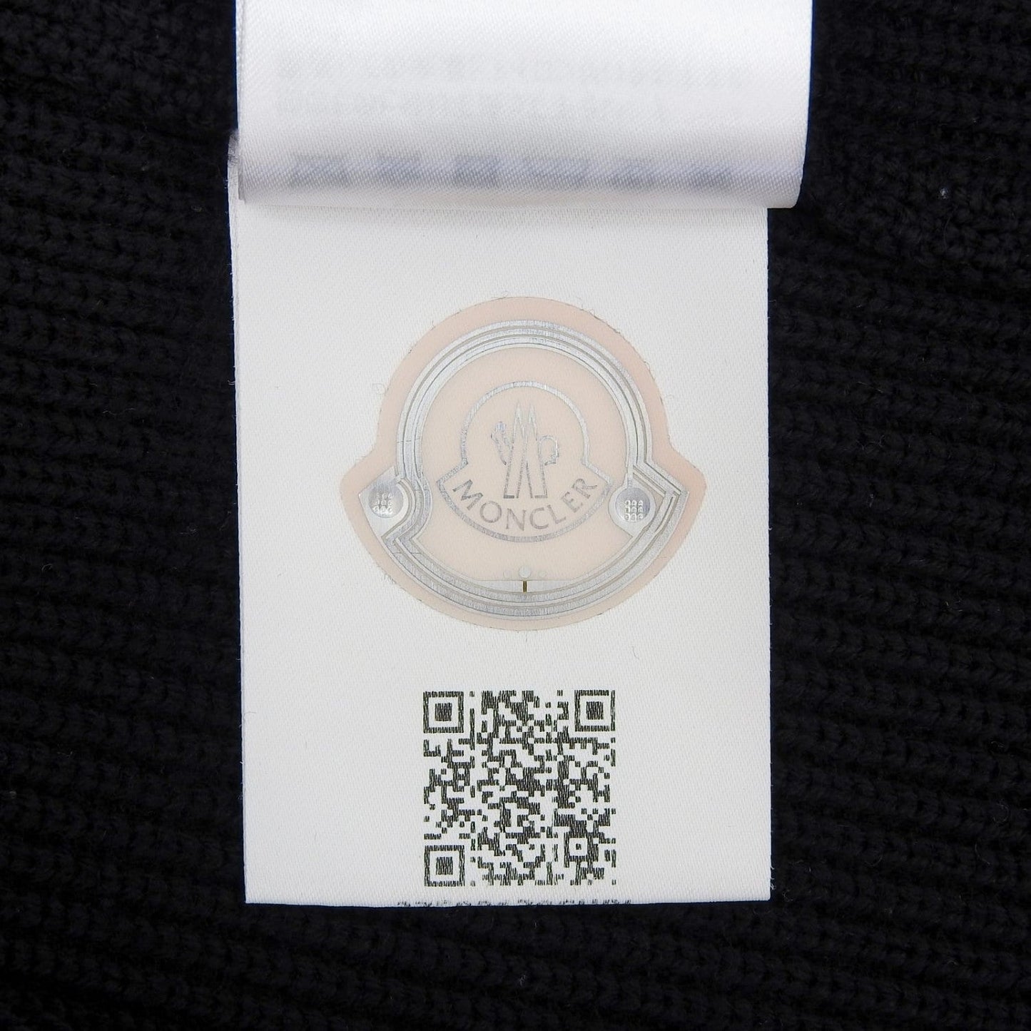 MONCLER – Knit Sweater – MAGLIONE – Black Wool – Size S