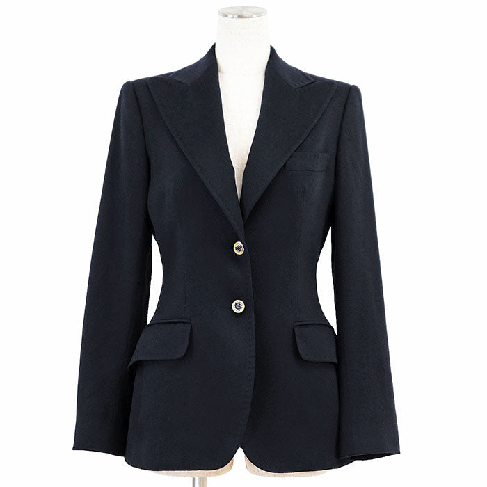 DOLCE & GABBANA – Cashmere Coat – Navy – woman’s Size 40 – 100% Authentic ✨ Excellent Pre-Owned Excellent ~28% off MSRP