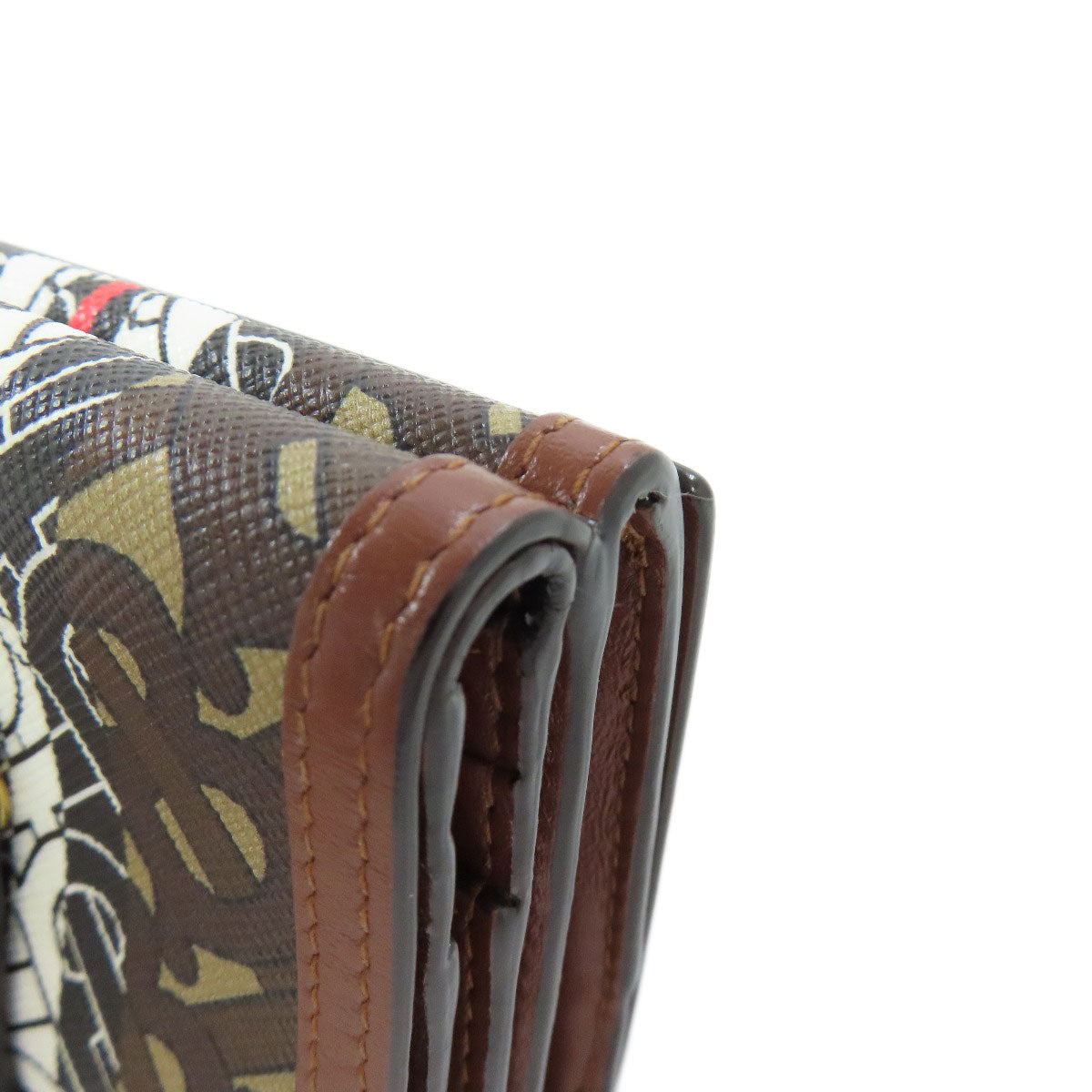 BURBERRY – Bifold Wallet – Brown Logo PVC – 100% Authentic ✨Previously Owned Very Good Condition ~36% Off MSRP