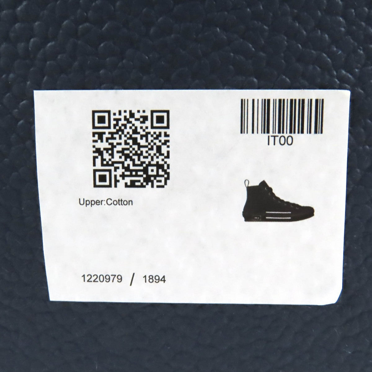 Dior Homme – High Cut Sneakers – Dior Oblique Line Black size 43