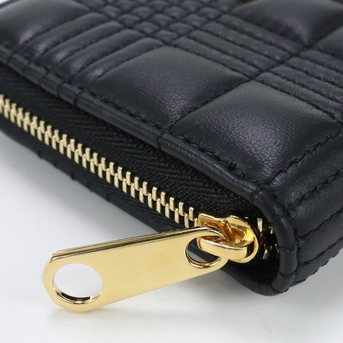 BURBERRY – Quilted Roller Zip Coin Case Wallet 100% Authentic ✨Previously owned Excellent Condition~34% Off MSRP