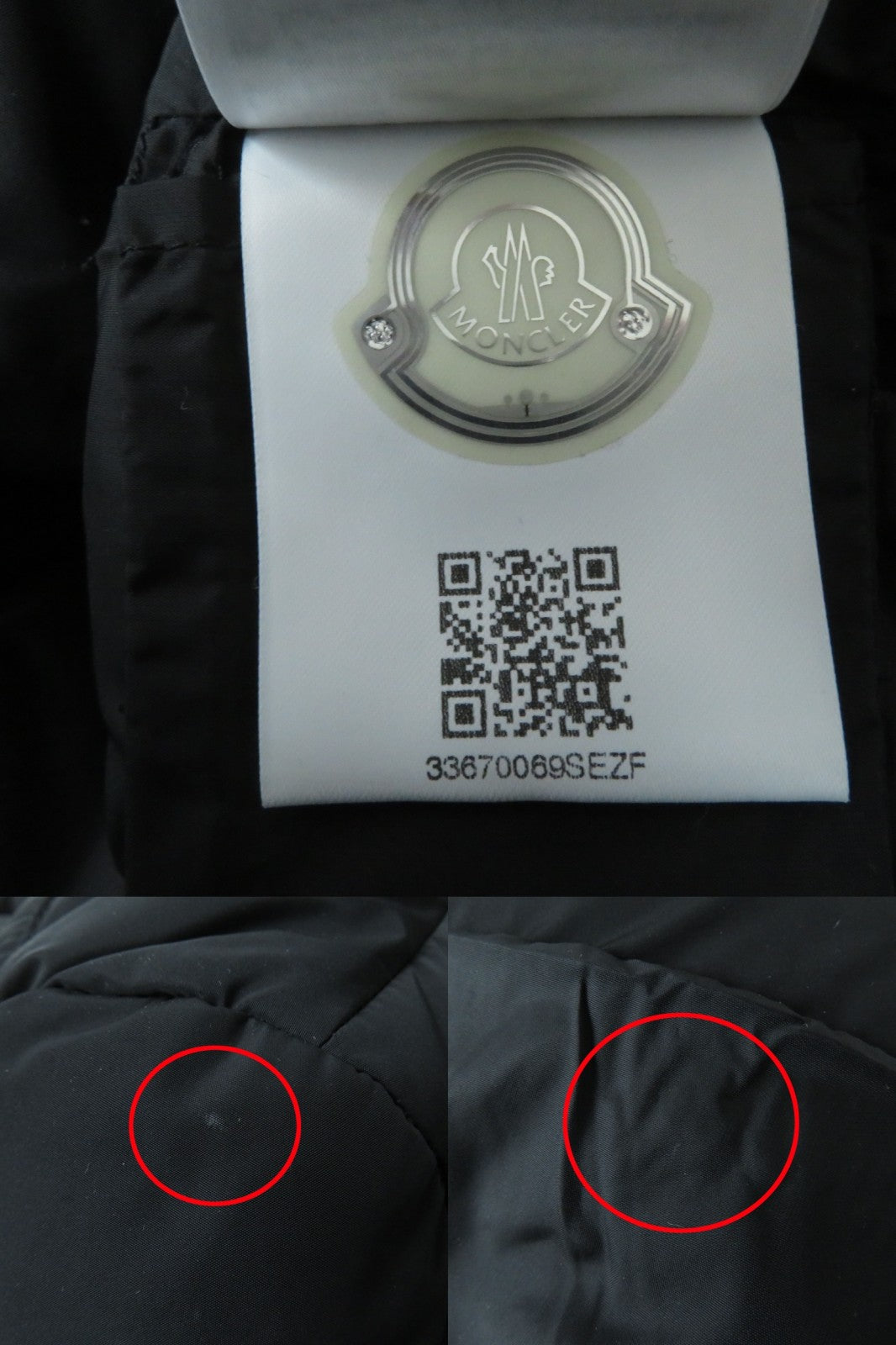 MONCLER – Down Coat – Lobelia – Black – Size 0 – 100% ✨Authentic Pre-Owned A Rank (Very good pre-owned condition)