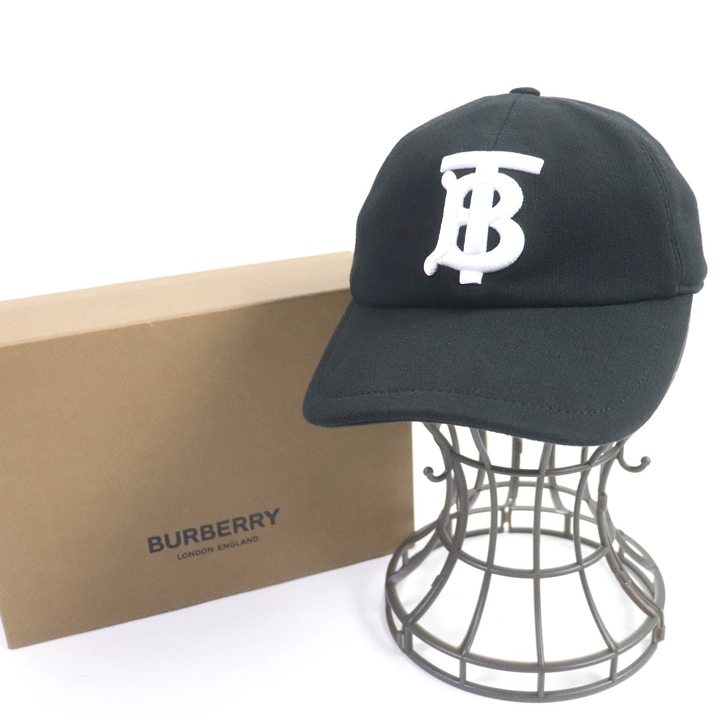 BURBERRY – Men’s Cap – Black Cotton –
