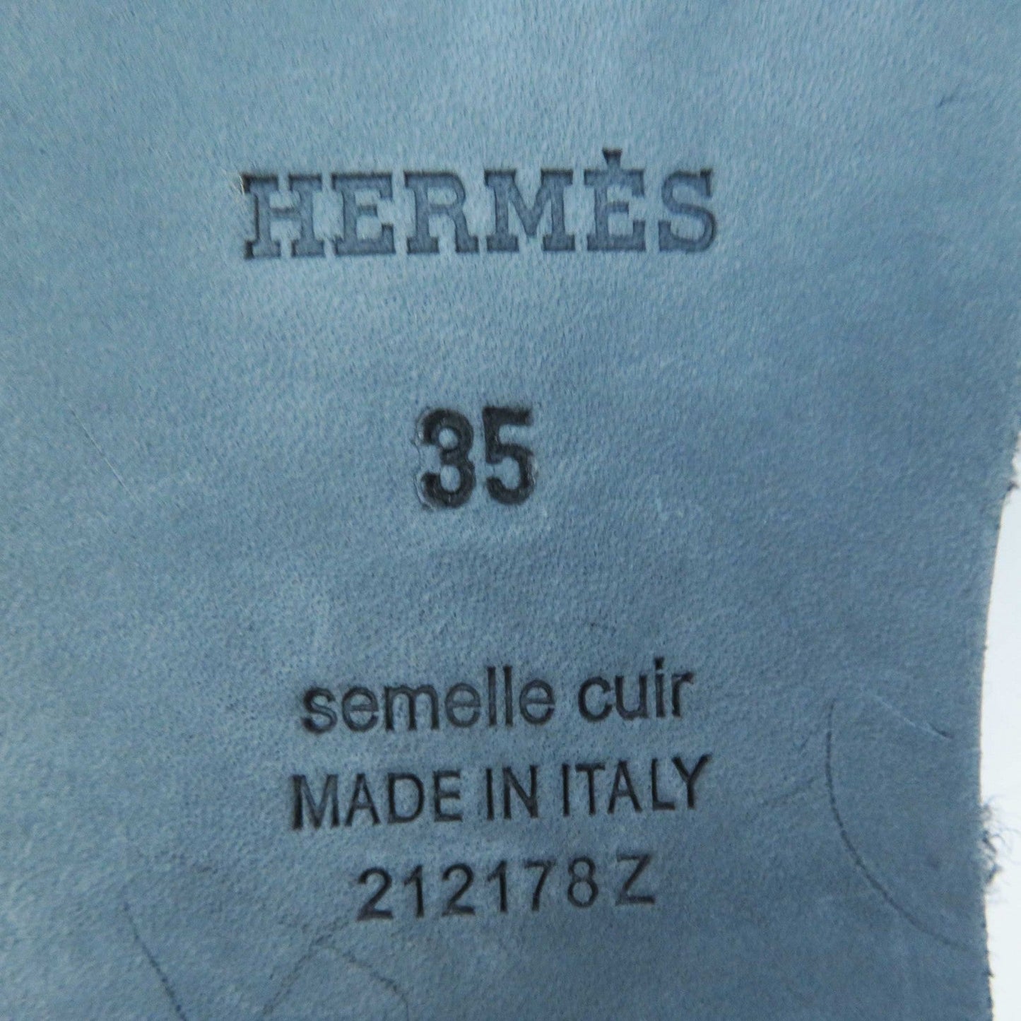 Hermès Oran Sandals in Black Mouton Shearling – Size 35,