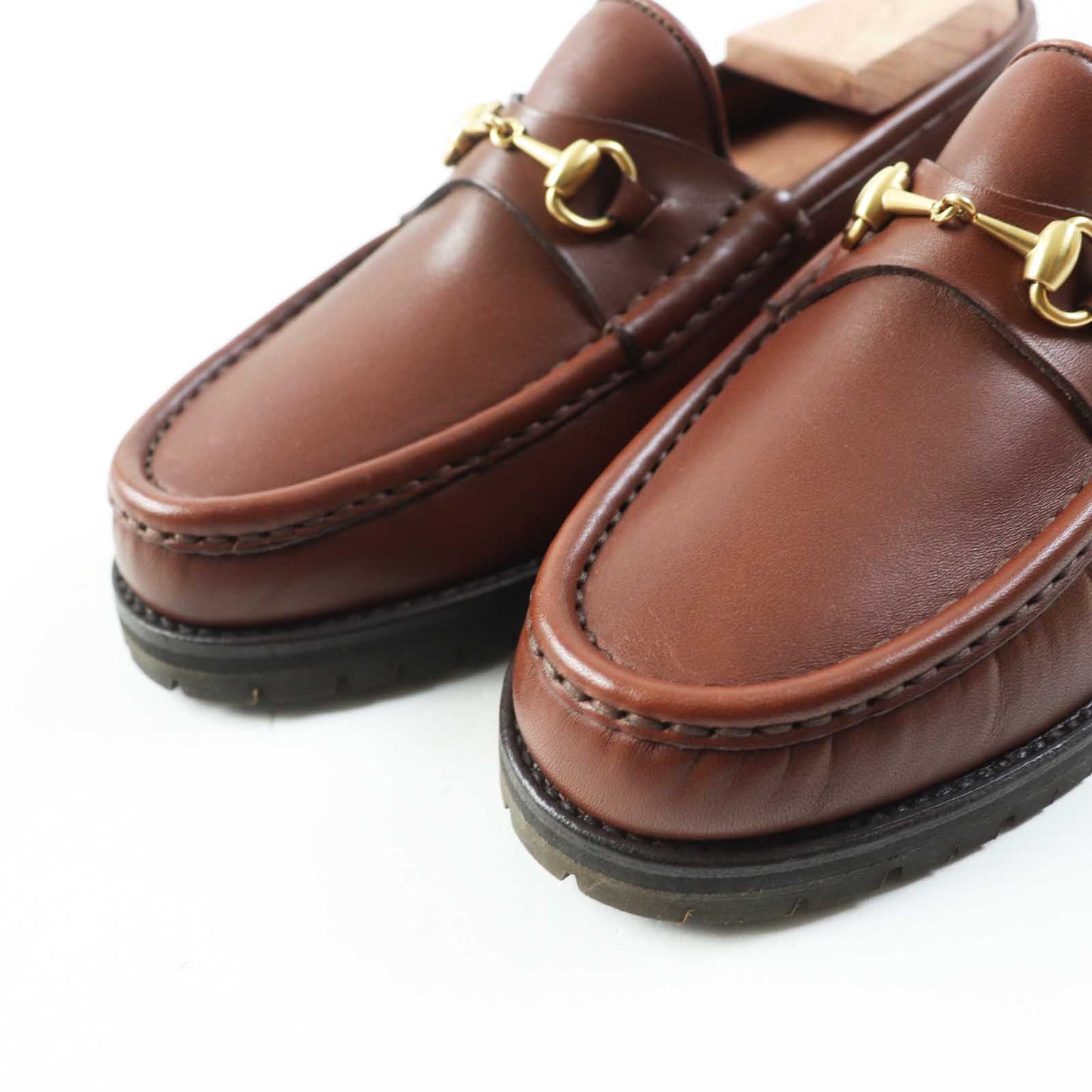 GUCCI – Horsebit Loafers – Brown Leather – Women’s Size 6 – 100% Authentic ✨Previously Owned Excellent Condition ~69% Off MSRP