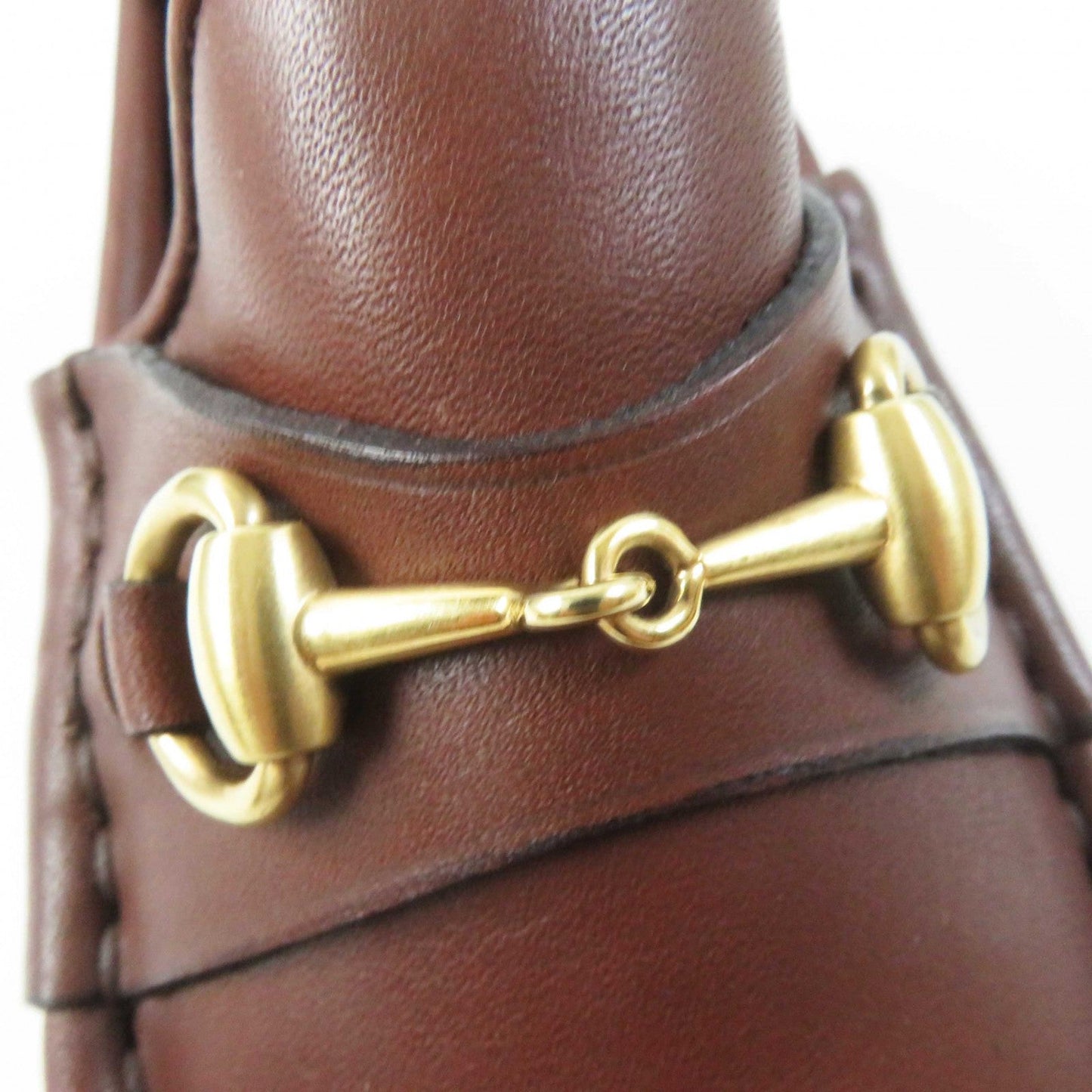 GUCCI – Horsebit Loafers – Brown Leather – Women’s Size 6 – 100% Authentic ✨Previously Owned Excellent Condition ~69% Off MSRP