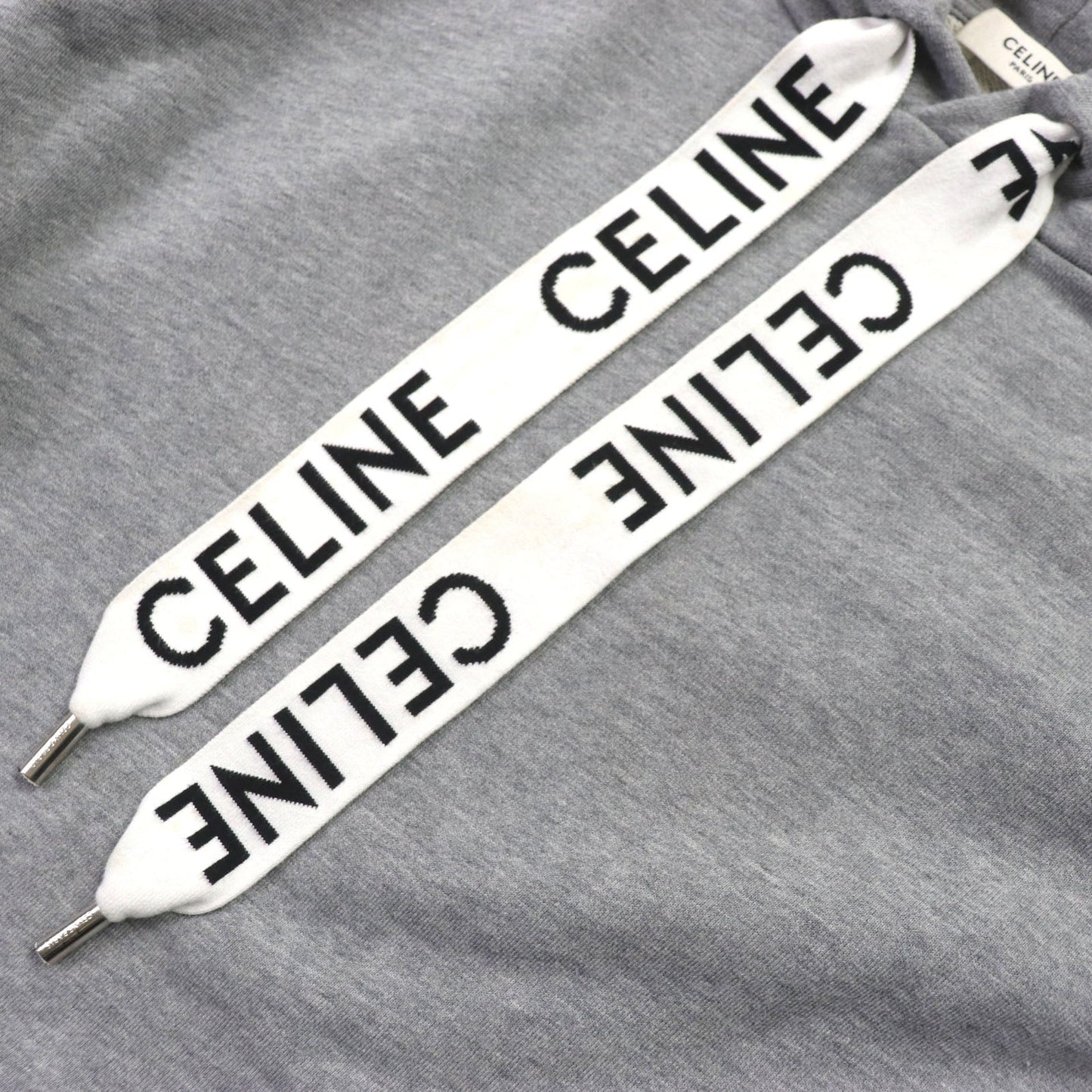 CELINE – Logo Drawstring Hoodie –– Hedi Slimane – 2023 – 100% Authentic Pre-Owned✨ Excellent Used Condition