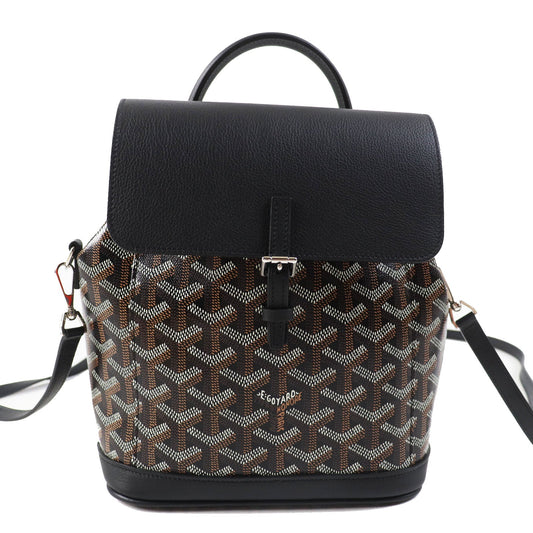 GOYARD-Alpin Mini Backpack in Black Goyardine Canvas & Leather – Like new