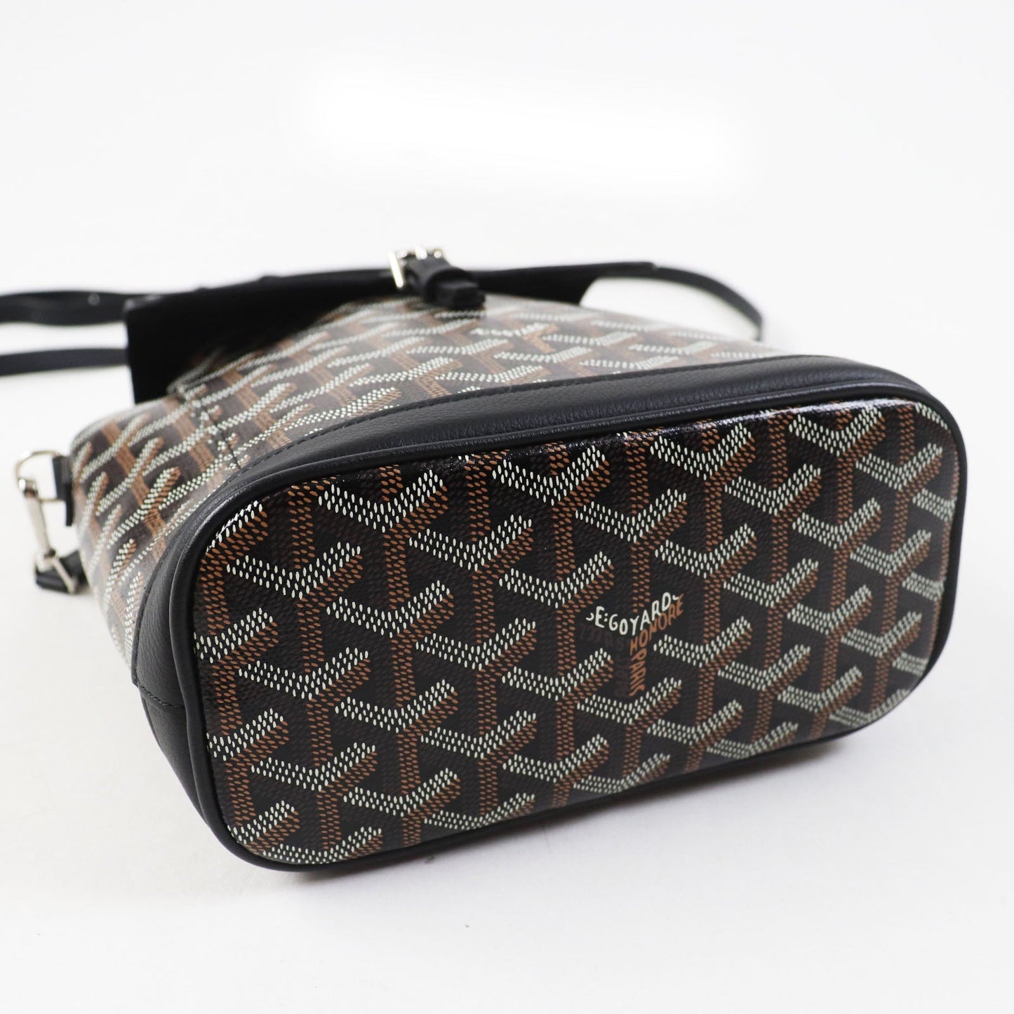 GOYARD-Alpin Mini Backpack in Black Goyardine Canvas & Leather – Like new