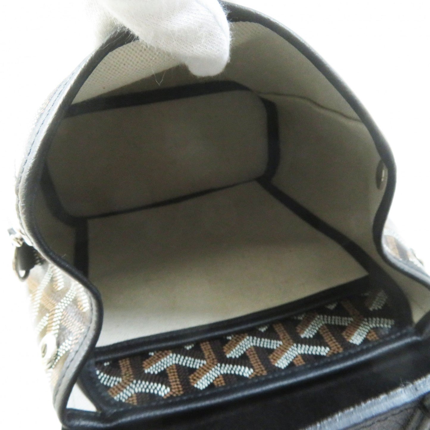 GOYARD-Alpin Mini Backpack in Black Goyardine Canvas & Leather – Like new