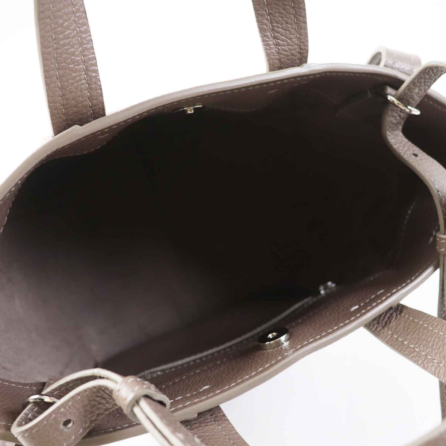 BALENCIAGA 2020s Everyday XS North South 2020s Tote Bag in Brown Leather –Silver-tone Hardware