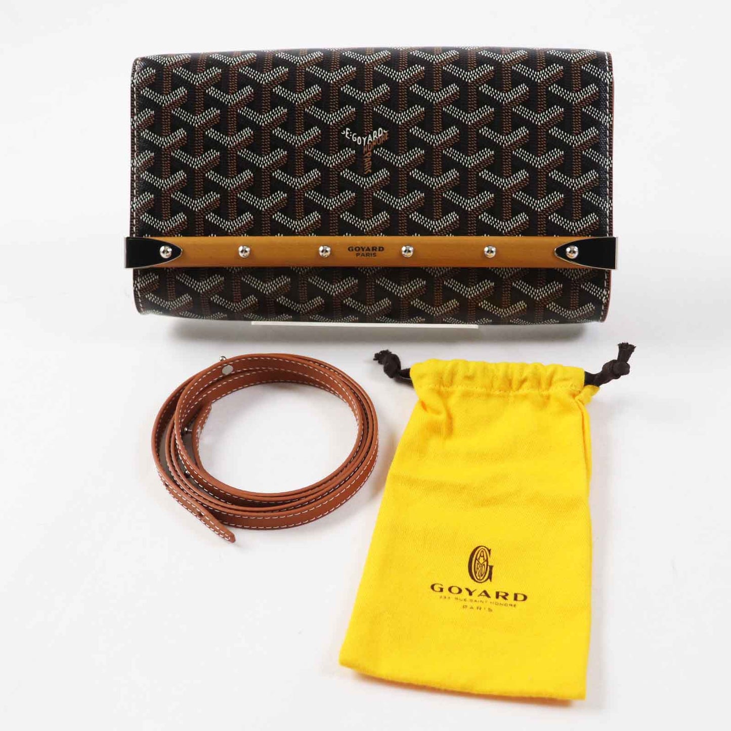 GOYARD Monte Carlo Goyardine 2010s, Designer: Goyard under Morel Family–Pristine