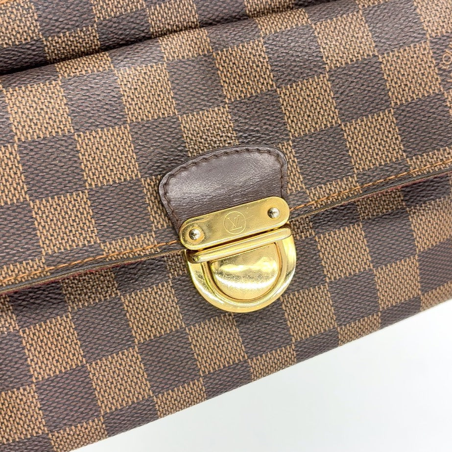 Louis Vuitton Ravello GM Damier Ebene Crossbody Shoulder Bag Previously Owned Very Good Condition | L’LUXE Authentic’s