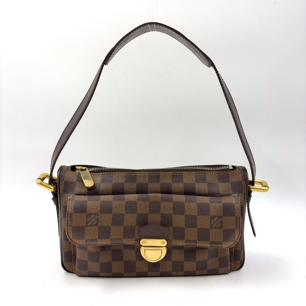 Louis Vuitton Ravello GM Damier Ebene Crossbody Shoulder Bag Previously Owned Authentic