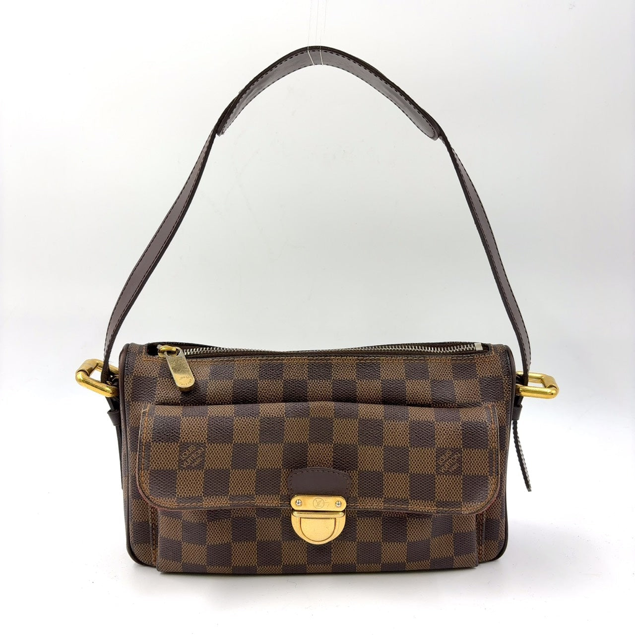 Louis Vuitton Ravello GM Damier Ebene Crossbody Shoulder Bag Previously Owned Authentic