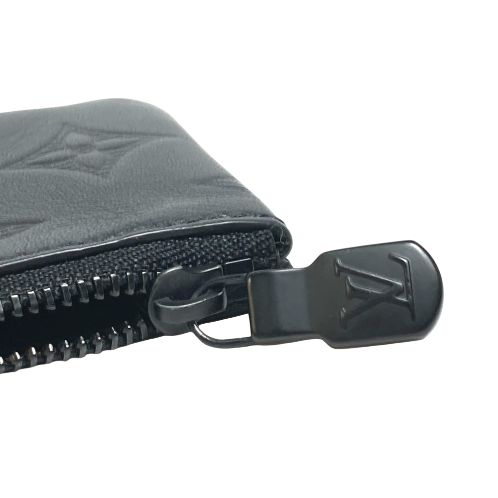 Louis Vuitton Duo Messenger Sling Bag Black Monogram Shadow Leather