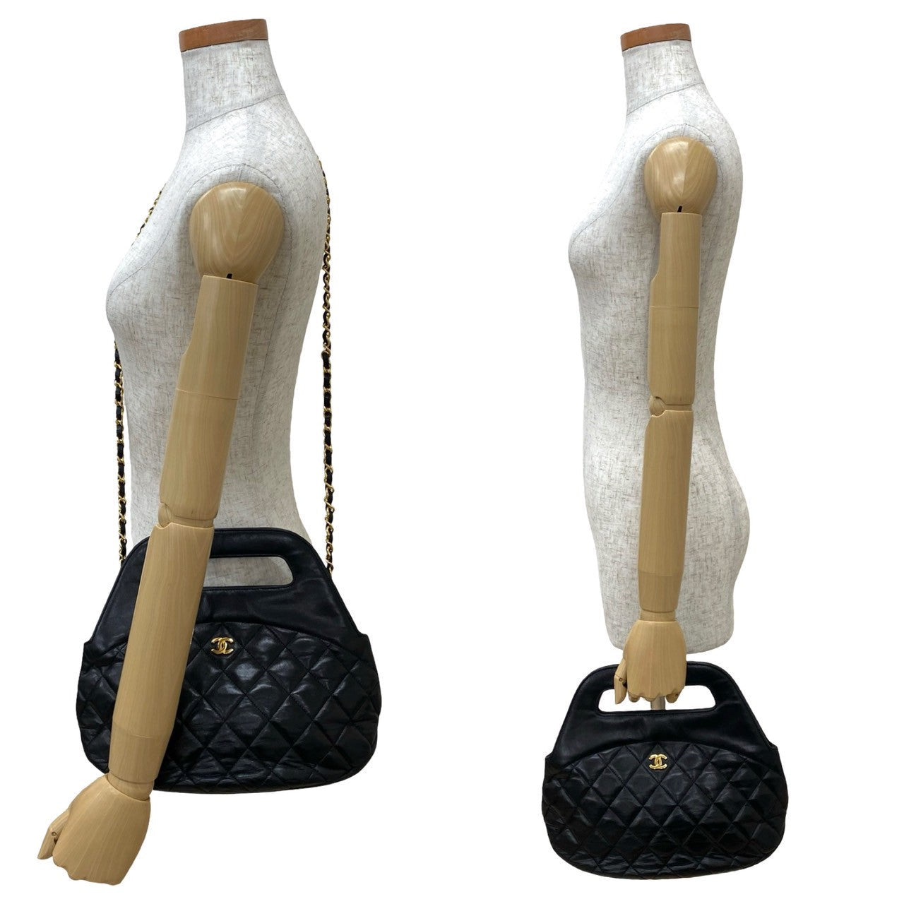 CHANEL Matelassée COCO Mark – 1st Series – Karl Lagerfeld Era – 1989–1991 – 100% Authentic  LP✨Very good Pre-Owned vintage condition