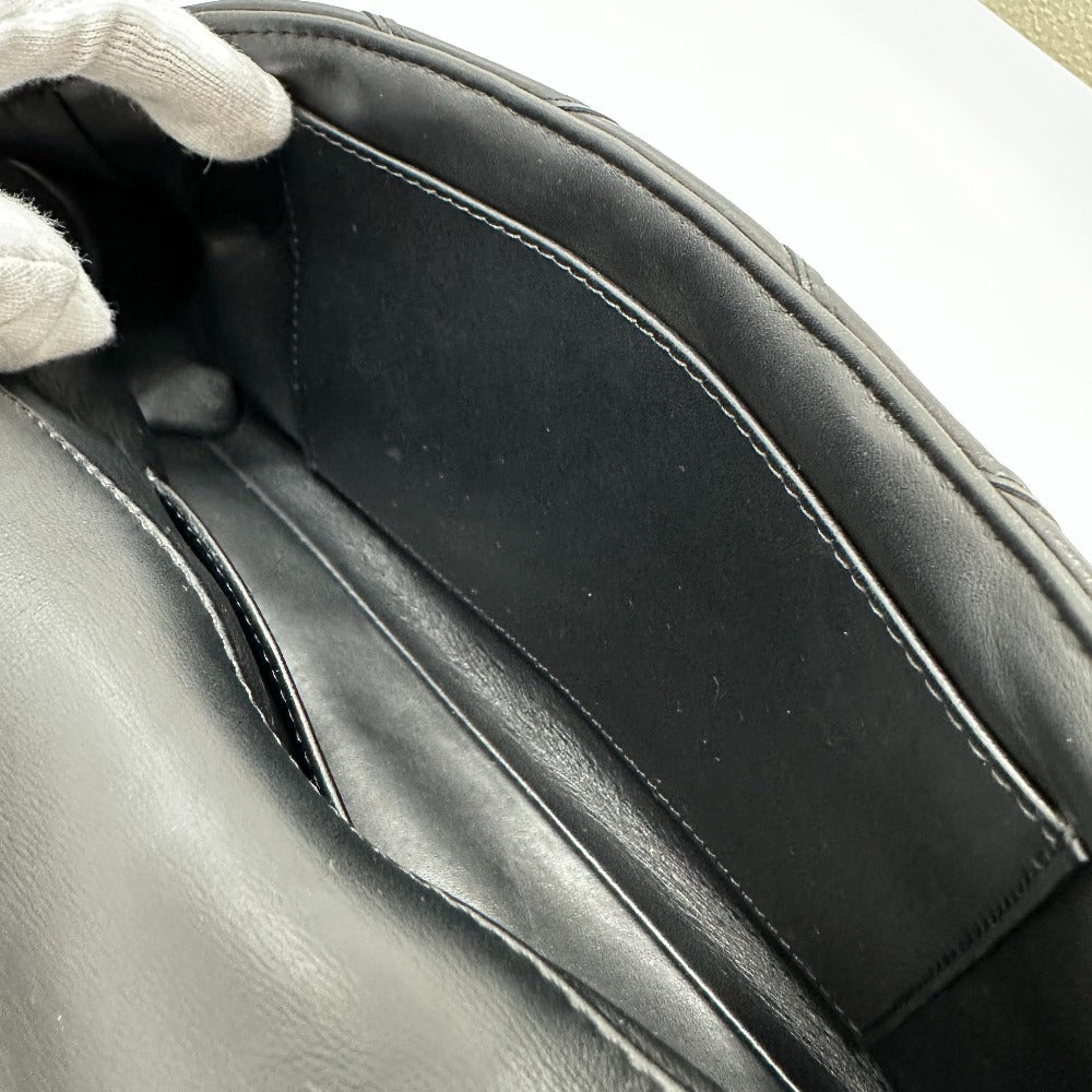 LOUIS VUITTON– Martage Quilted Black Quilted Calfskin Leather with Silver-tone Hardware