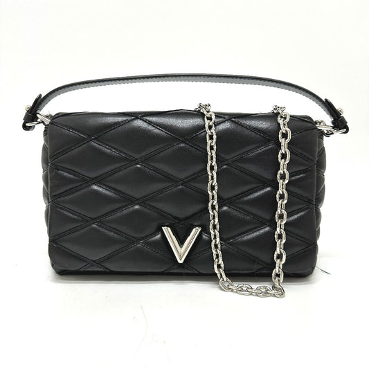 LOUIS VUITTON– Martage Quilted Black Quilted Calfskin Leather with Silver-tone Hardware