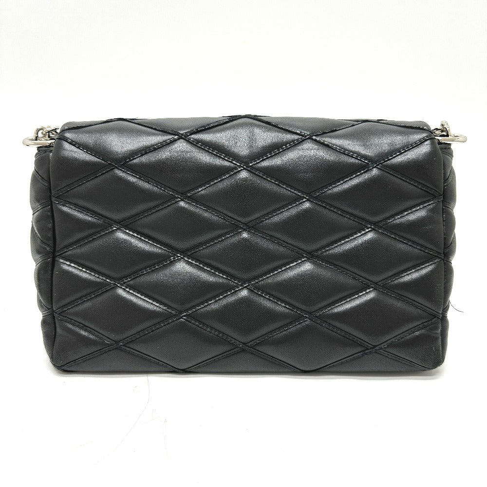 LOUIS VUITTON– Martage Quilted Black Quilted Calfskin Leather with Silver-tone Hardware