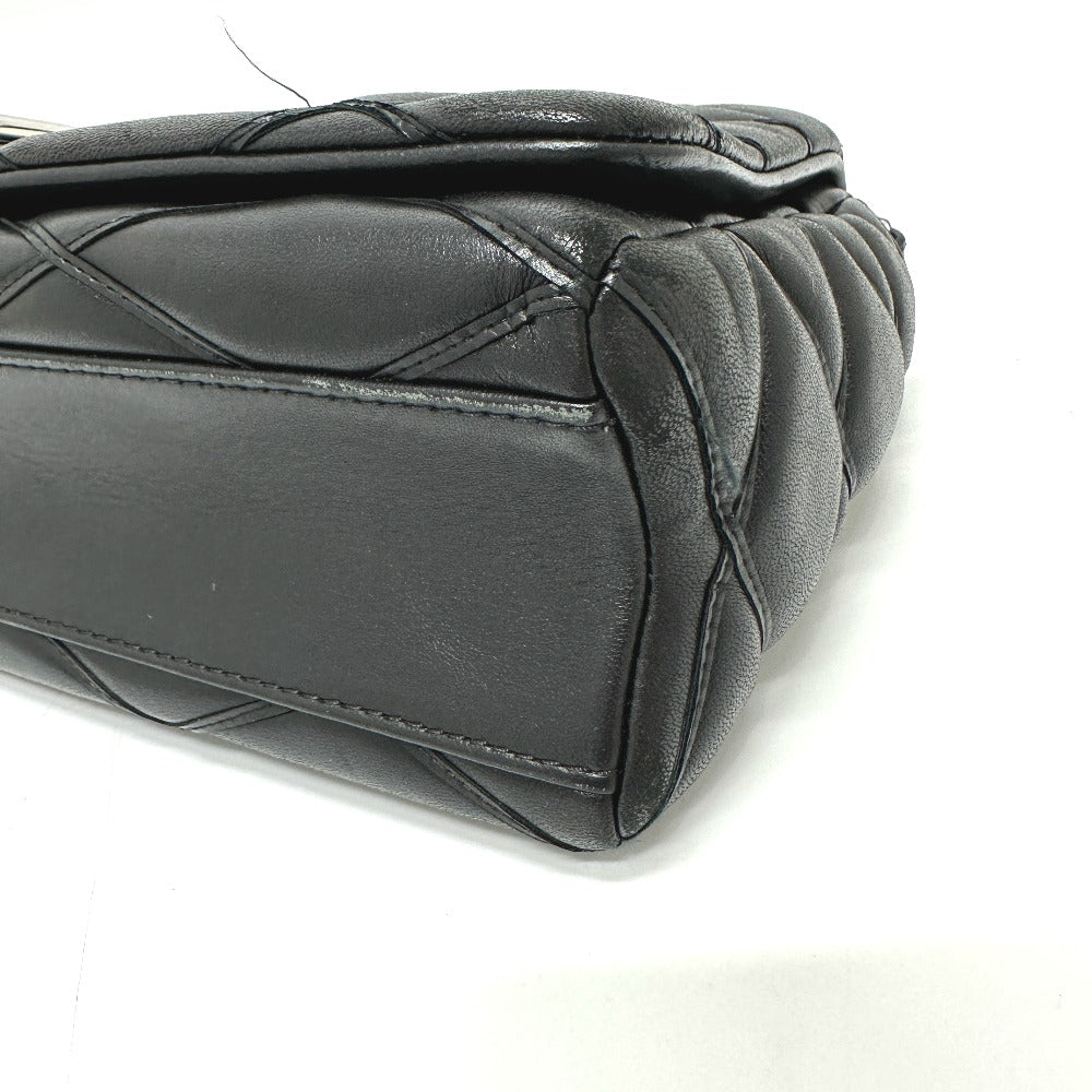 LOUIS VUITTON– Martage Quilted Black Quilted Calfskin Leather with Silver-tone Hardware