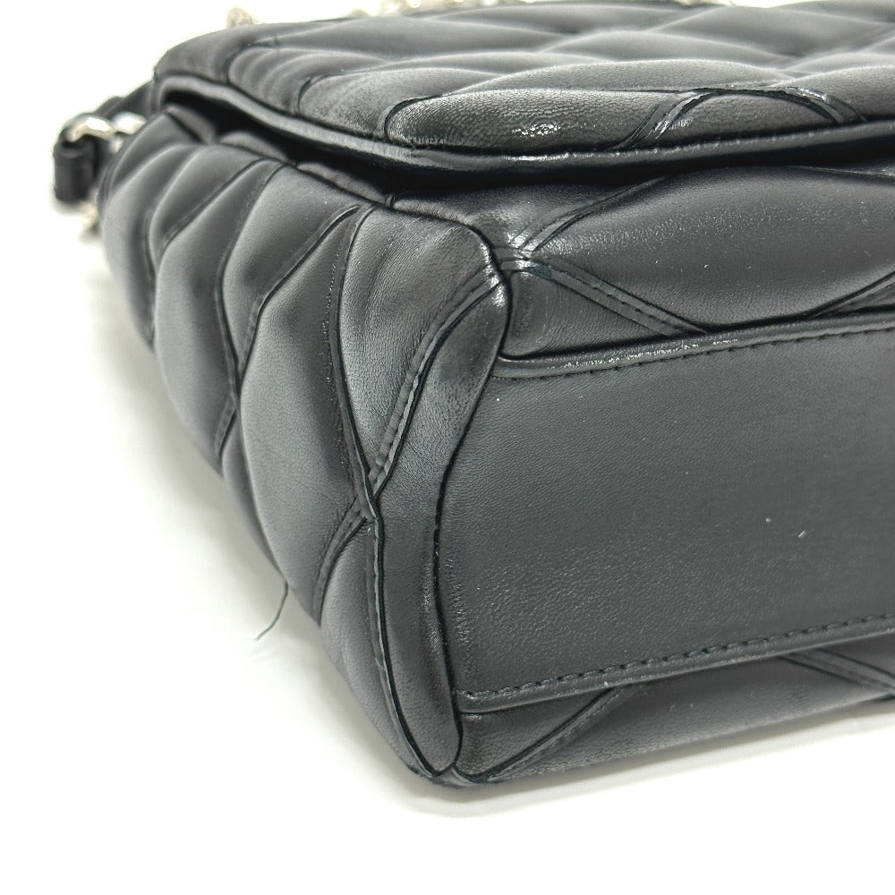 LOUIS VUITTON– Martage Quilted Black Quilted Calfskin Leather with Silver-tone Hardware