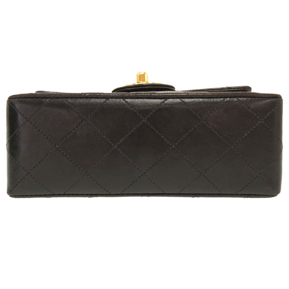 CHANEL Mini Matelassée Black Lambskin
Gold-Tone Hardware CC logo