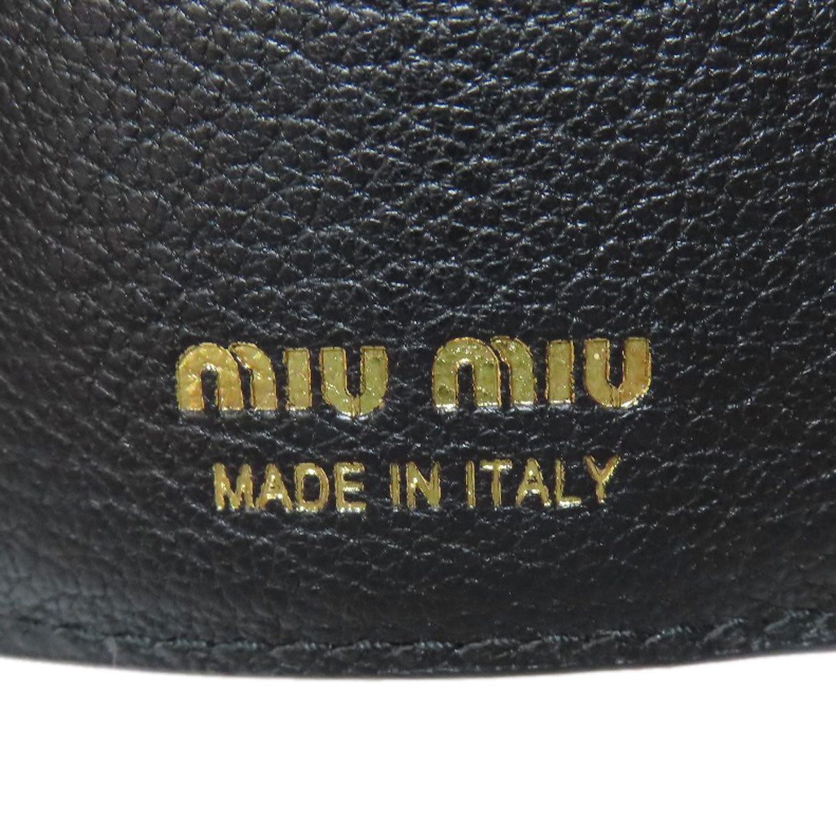 MIU MIU Black Bifold Wallet