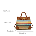 Woman’s mini Bag  with Woven and Smooth Finish Multiple Colours | L’LUXE Inspired Collection