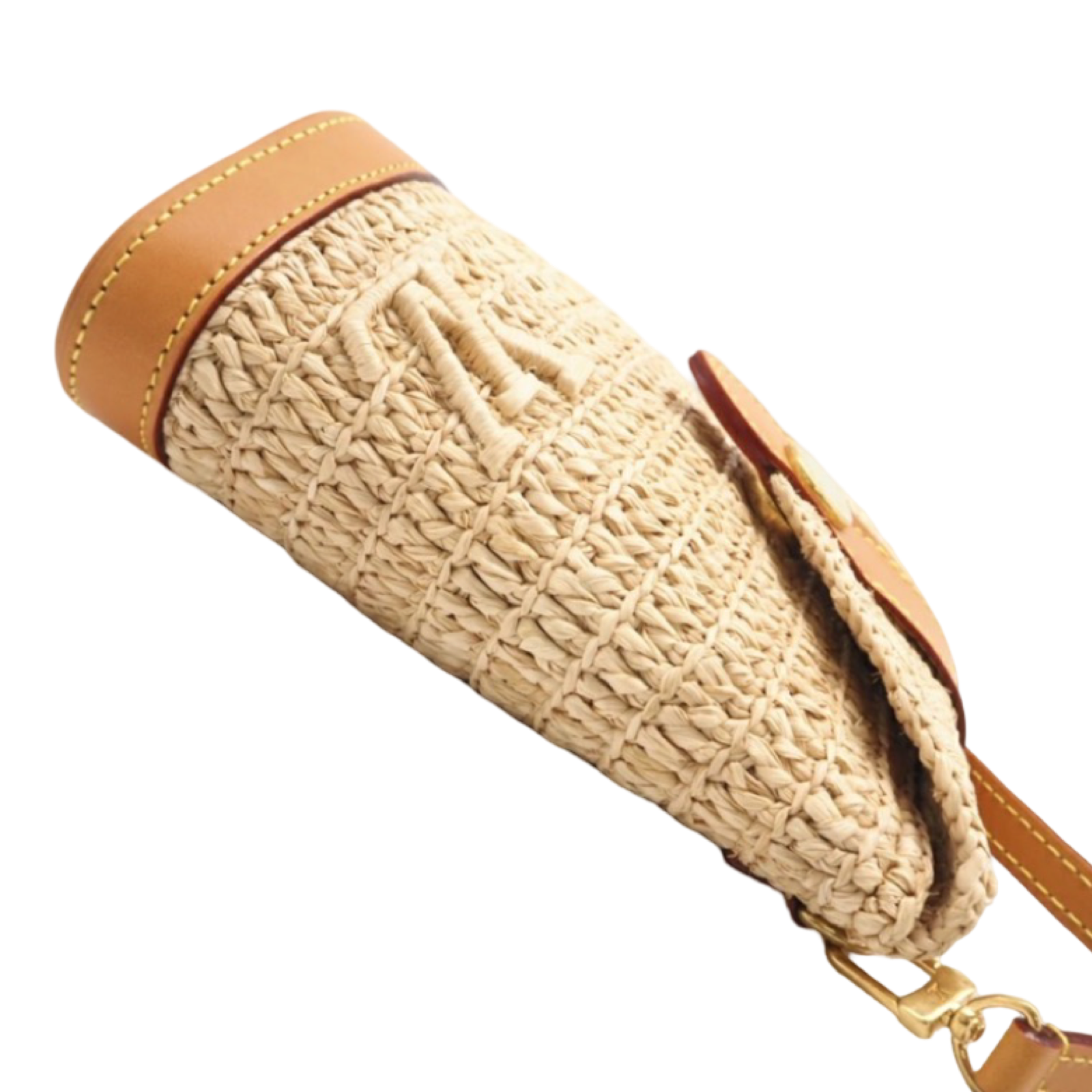 Louis Vuitton Envelope Pouch Raffia Bag Authentic Previously Owned