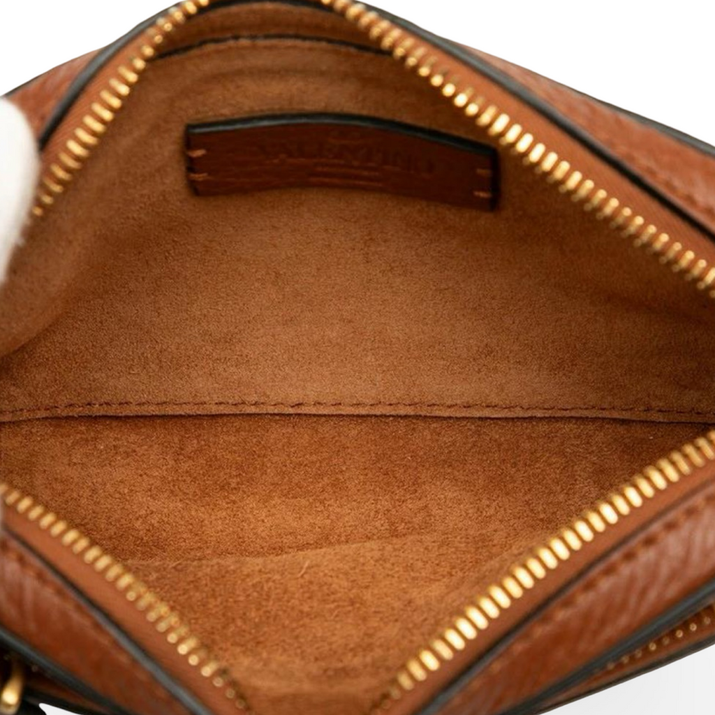 Valentino Garavani Leather Crossbody Waist Bag Like New Previously Owned Authentic