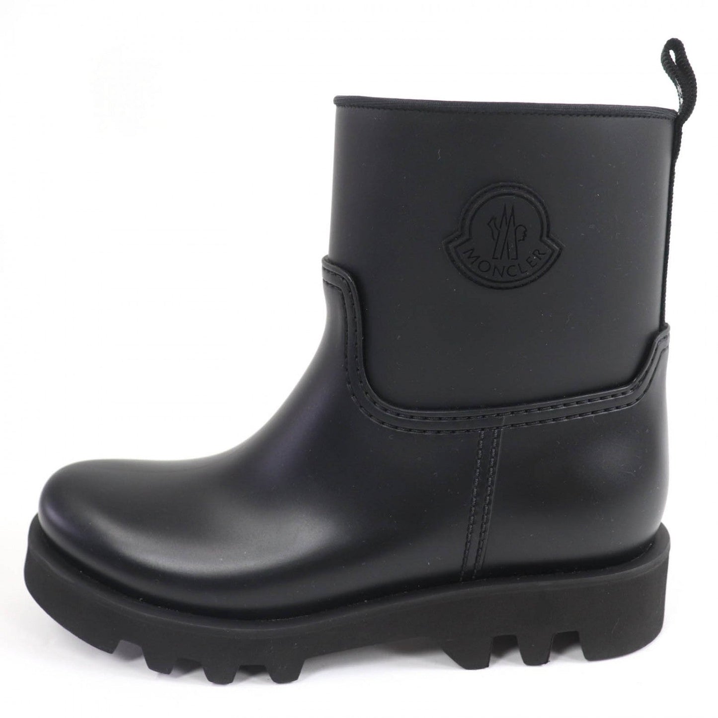 MONCLER – Ankle Boots – GINETTE – Rubber Matt Black – Size 39 – 100% Authentic Pre-Owned ✨SA Rank (Excellent pre-owned condition)