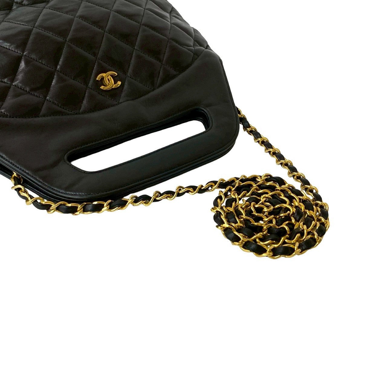 CHANEL Matelassée COCO Mark – 1st Series – Karl Lagerfeld Era – 1989–1991 – 100% Authentic  LP✨Very good Pre-Owned vintage condition