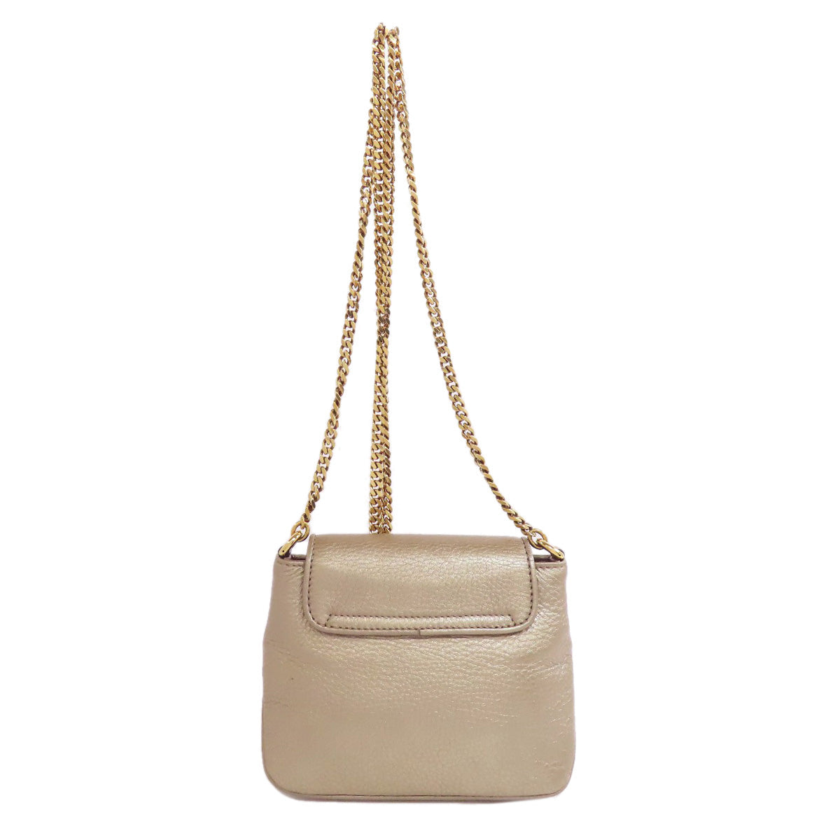 GUCCI – Chain Shoulder Bag – Gold Leather –Italy – 100% Authentic ✨Previously Owned Very Good Condition ~32% Off MSRP