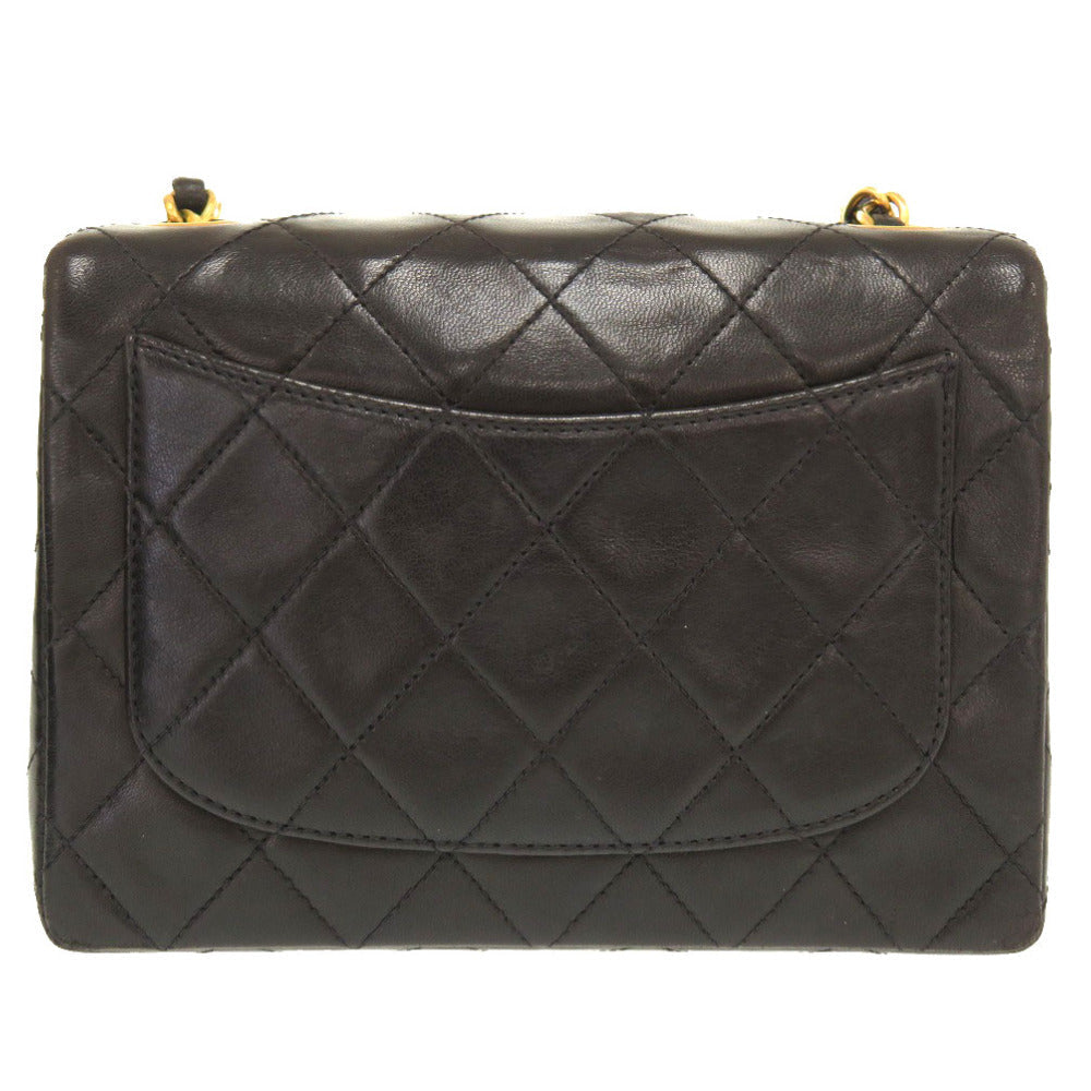 CHANEL Mini Matelassée Black Lambskin
Gold-Tone Hardware CC logo