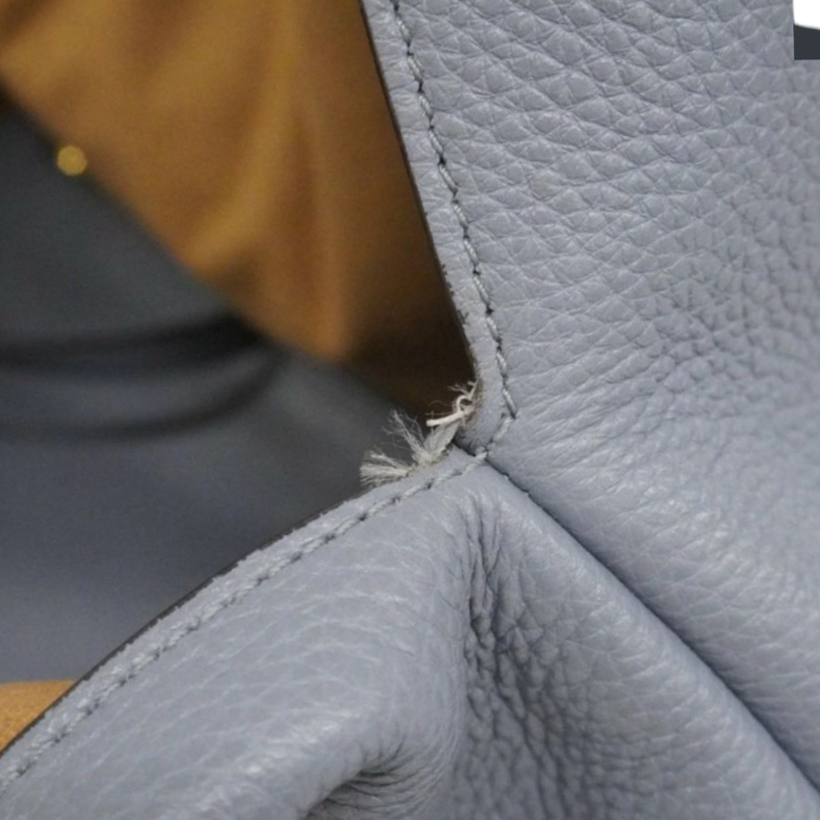GUCCI Soft Bit Blue Leather Shoulder Bag | Pre-Owned Authentic