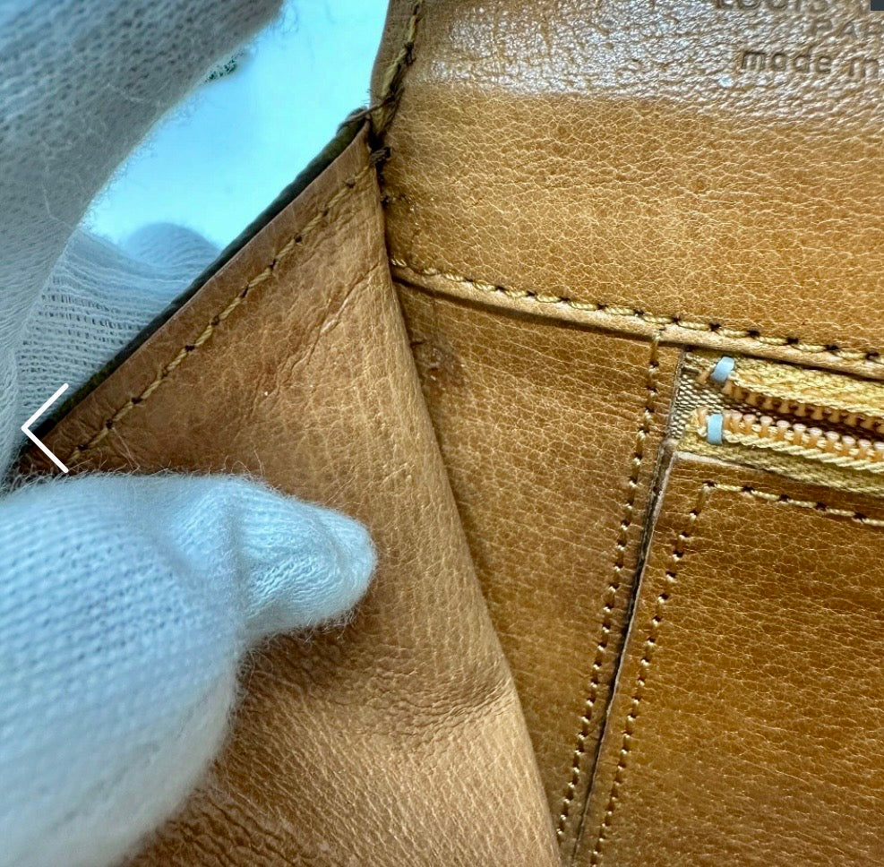 Louis Vuitton Pochette Dame PM Monogram Canvas Brown Clutch Bag  Previously Owned Authentic