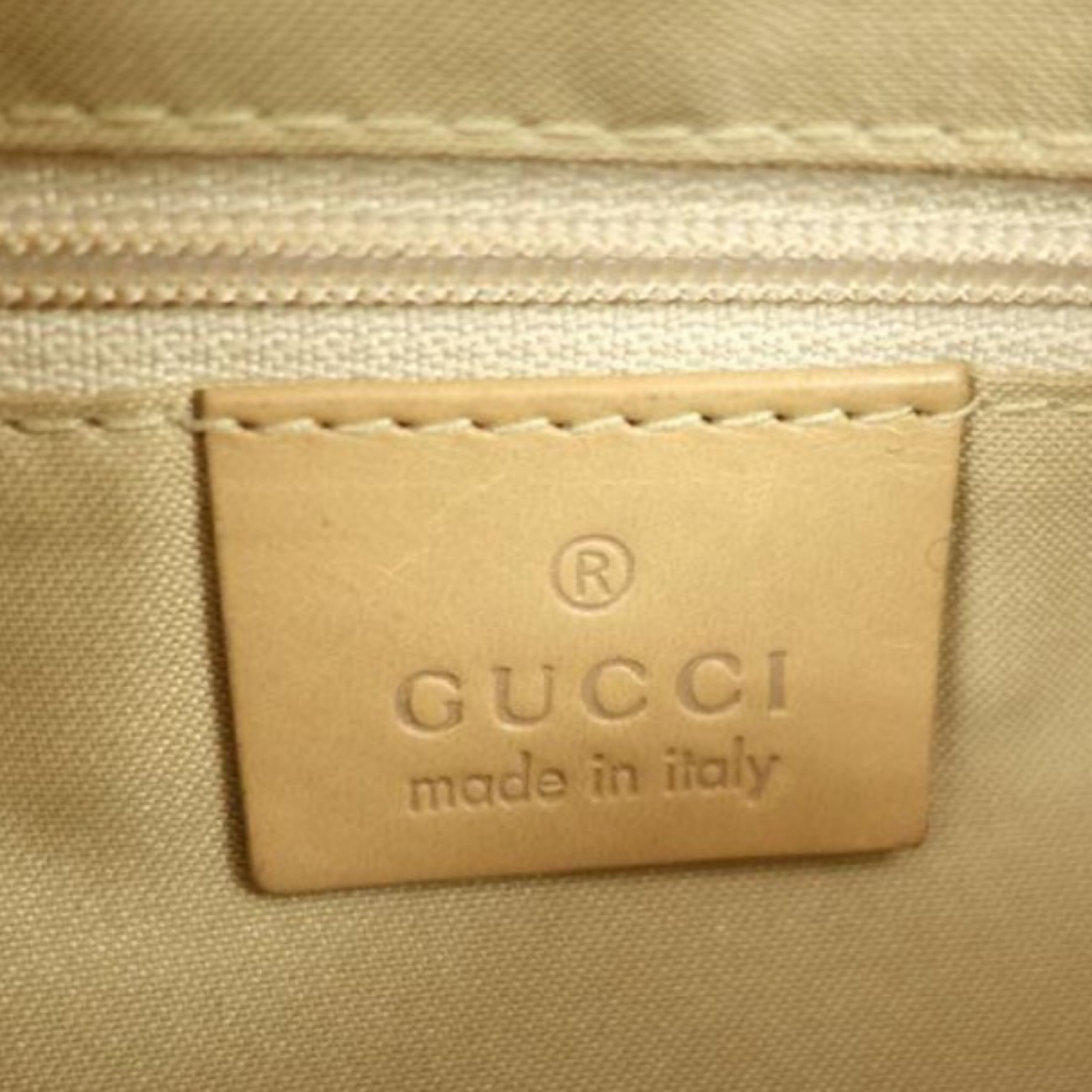 GUCCI Monogram Mini Beige Backpack Daypack Previously Owned Authentic