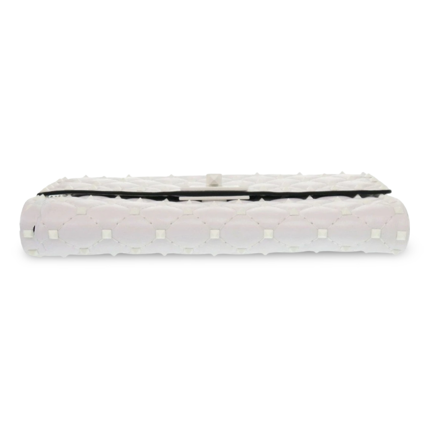 Valentino Garavani Rockstud Leather Shoulder Bag White – Like New | L’LUXE Authentic’s