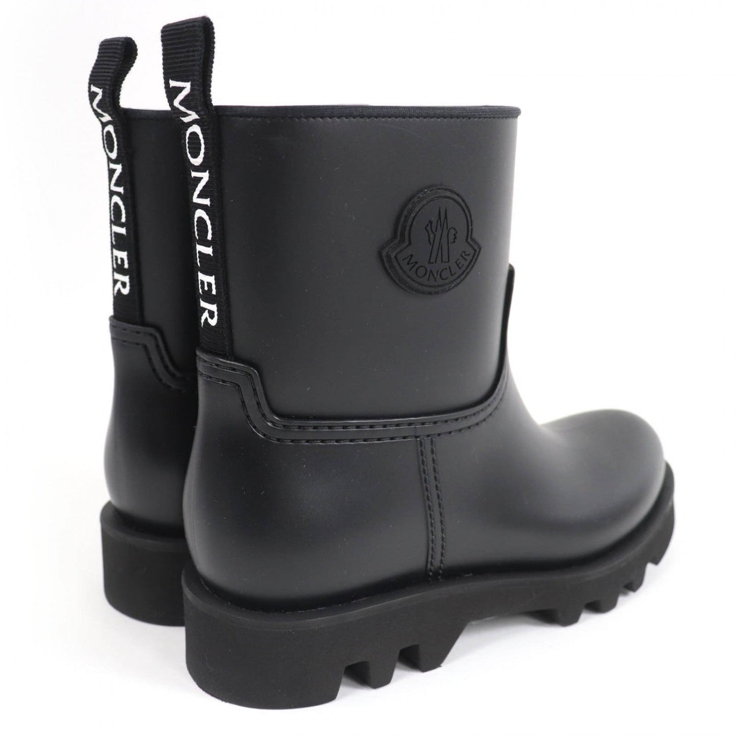MONCLER – Ankle Boots – GINETTE – Rubber Matt Black – Size 39 – 100% Authentic Pre-Owned ✨SA Rank (Excellent pre-owned condition)