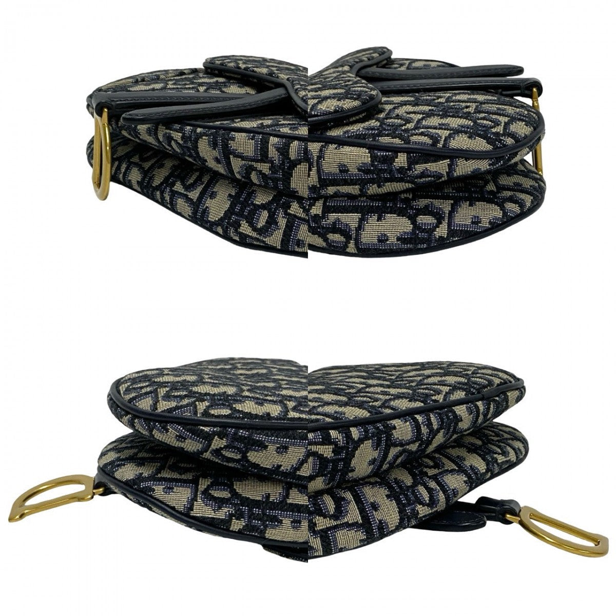 Christian Dior Oblique Saddle Bag (Reissue)
Leather, Canvas Navy Trotter Patern Oblique by John Galliano Revival Design 100% Authentic ✨Pre-Owned Near Mint Condition~ 31% off MSRP