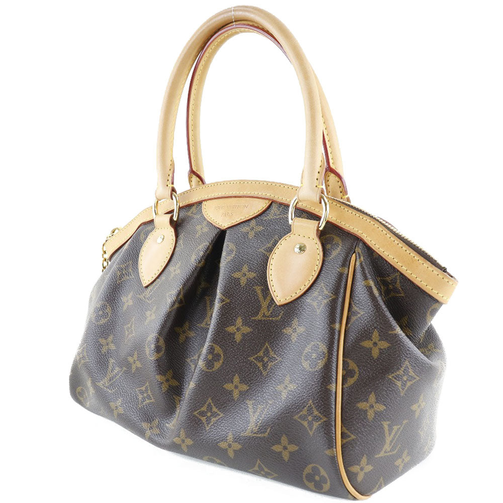 LOUIS VUITTON – Tivoli PM Monogram Brown Monogram Canvas with Vachetta Leather Trim