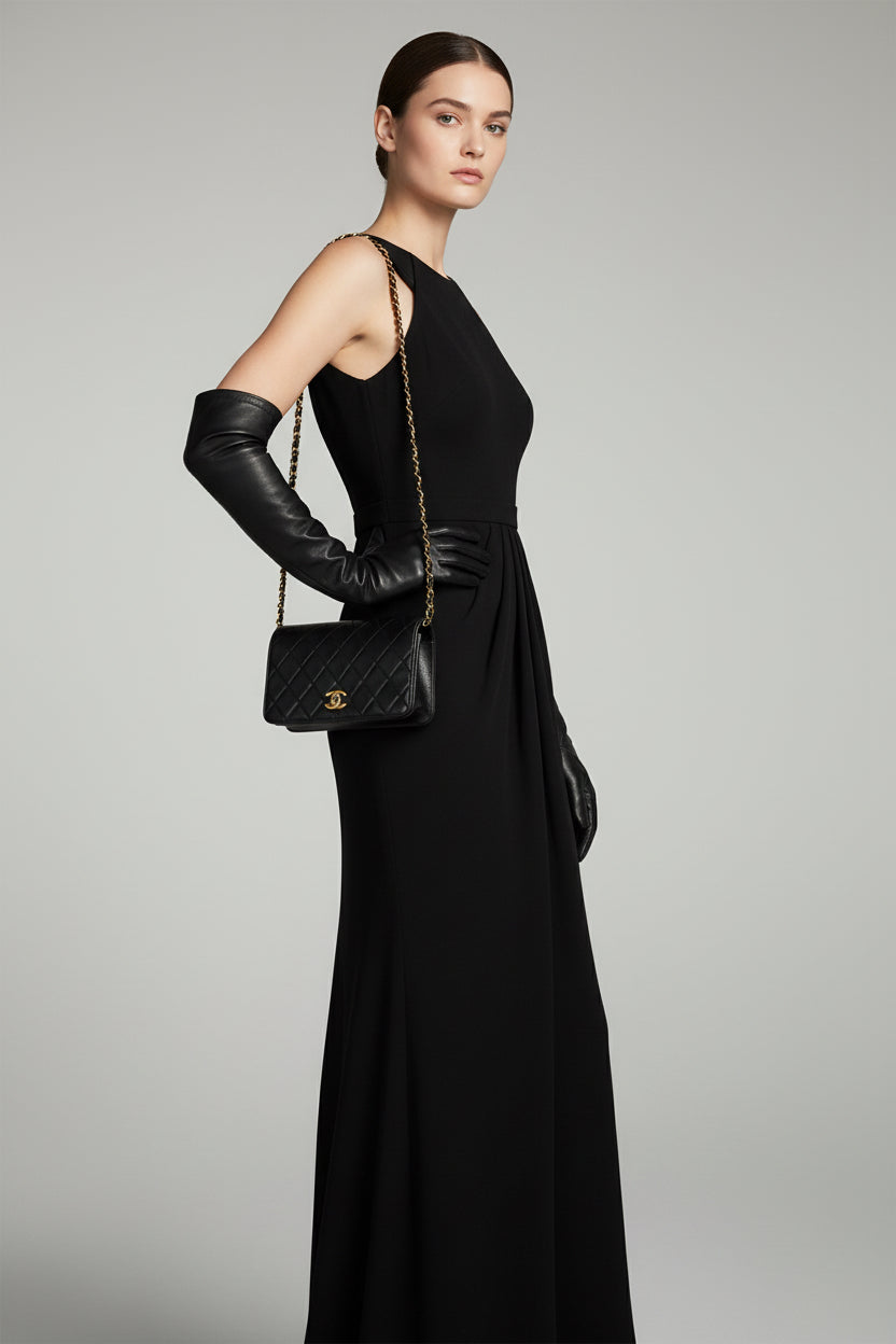 CHANEL –matelassée COCO Mark Shoulder Bag Lambskin leather
Gold-tone Hardware