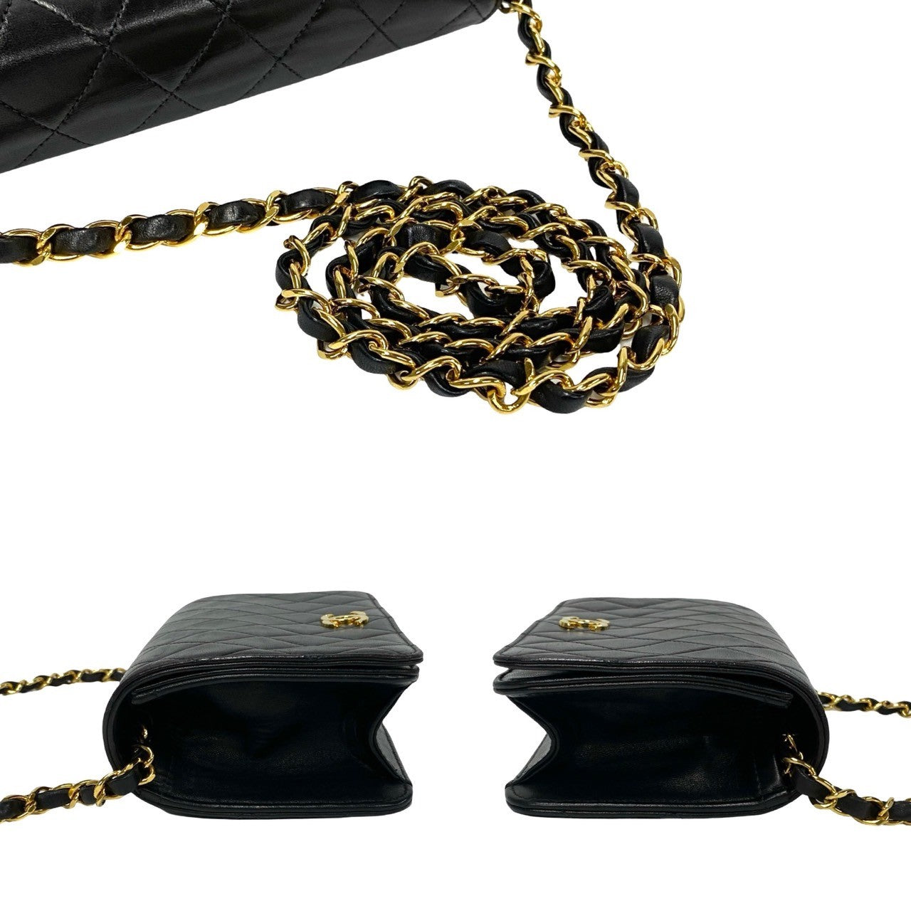 CHANEL –matelassée COCO Mark Shoulder Bag Lambskin leather
Gold-tone Hardware