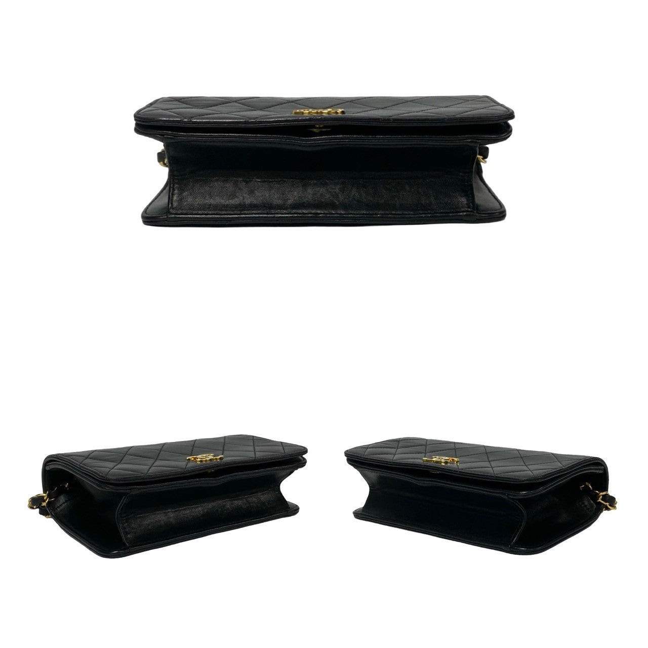 CHANEL –matelassée COCO Mark Shoulder Bag Lambskin leather
Gold-tone Hardware