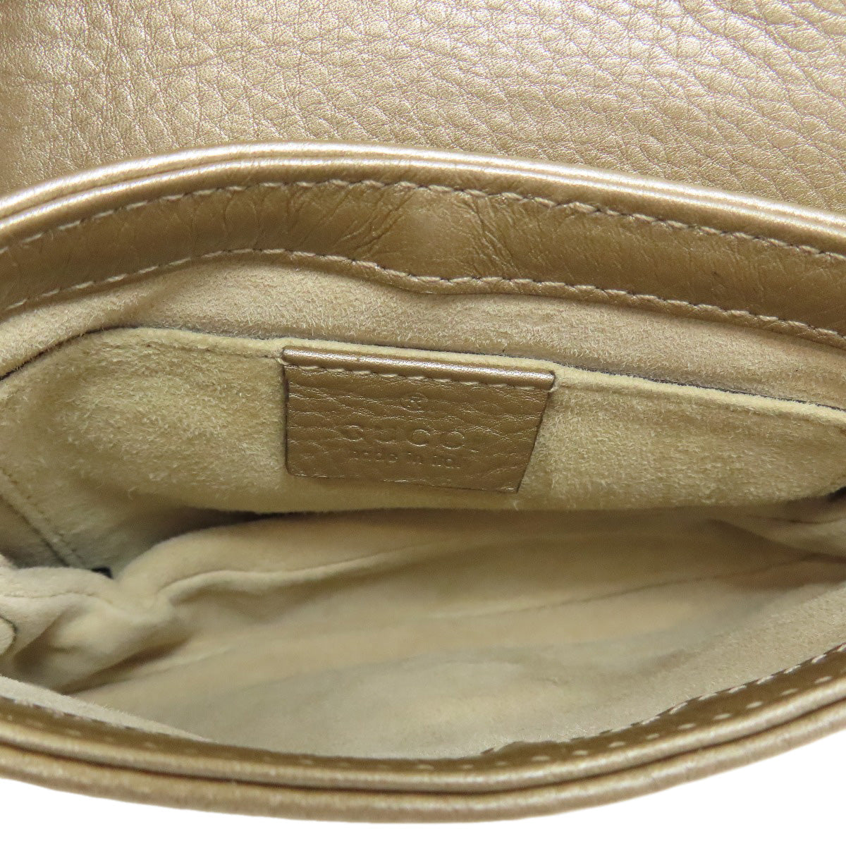 GUCCI – Chain Shoulder Bag – Gold Leather –Italy – 100% Authentic ✨Previously Owned Very Good Condition ~32% Off MSRP