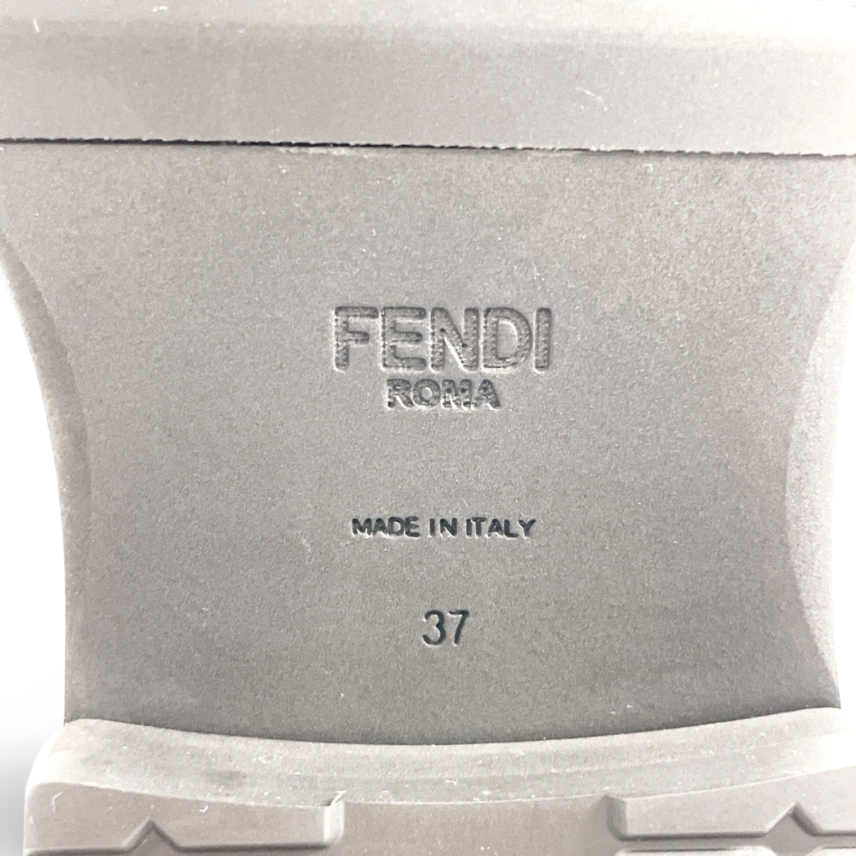 FENDI – Zucca Embossed FF Motif Long Boots – 21AW Black Leather – Size 37 – 100% Authentic ✨ Excellent Pre-Owned Condition ~27% Off MSRP