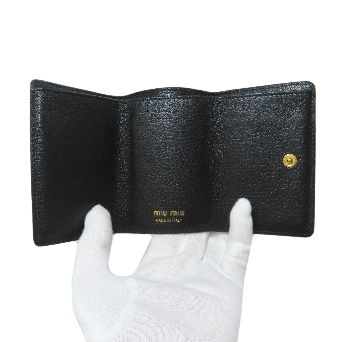 MIU MIU Black Bifold Wallet