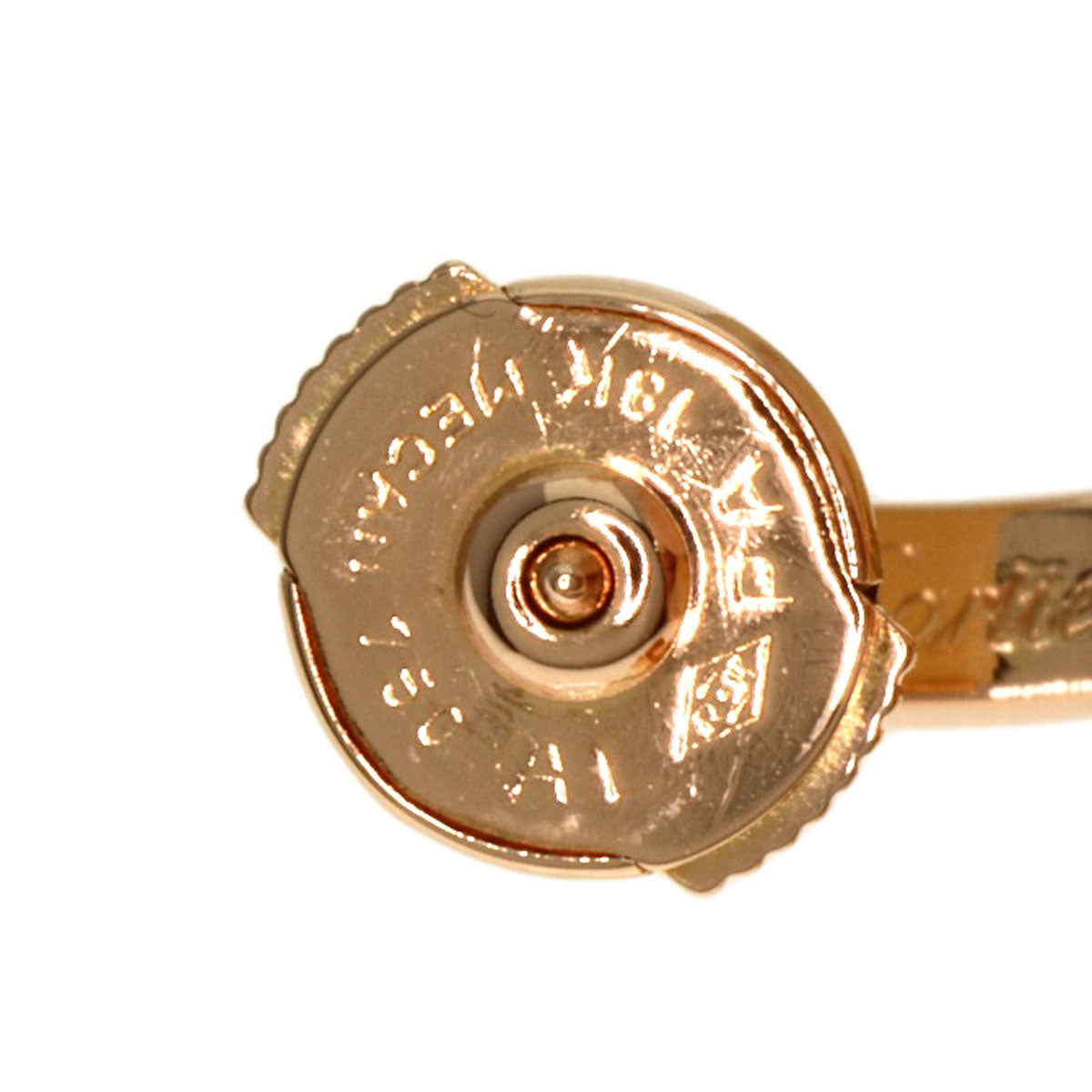 CARTIER – Mini Love Pierced Earrings 18K Pink Gold 100% Authentic Pre-Owned ✨