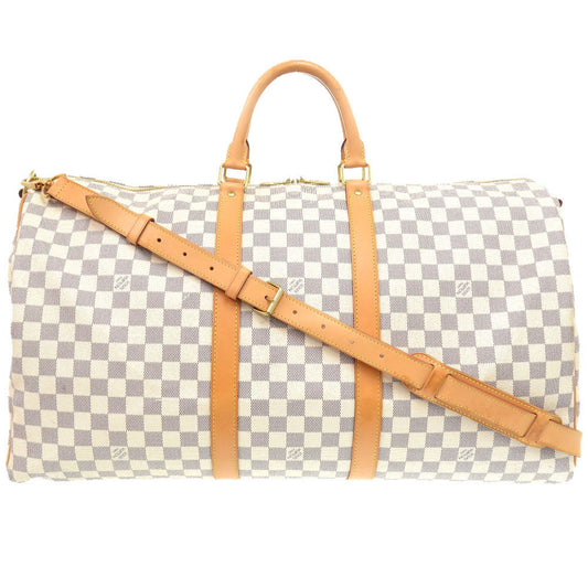 LOUIS VUITTON – Keepall Bandoulière 55 Damier Azur Canvas